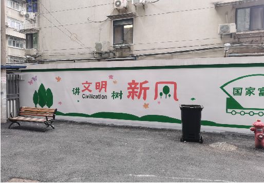 自贡社区墙绘